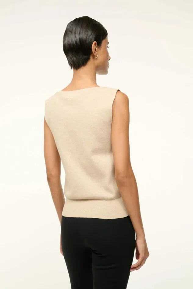 STAUD Sweaters ROCKI SWEATER Stone 8211 Women STAUD Sweaters ROCKI SWEATER Stone 8211 Women