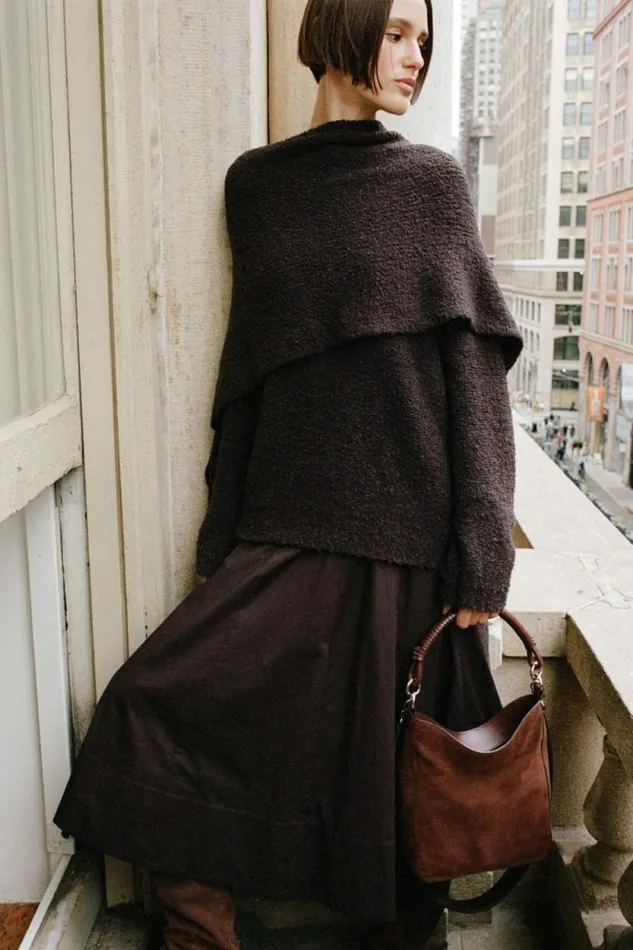 STAUD Sweaters SIREN SWEATER Earth 8211 Women STAUD Sweaters SIREN SWEATER Earth 8211 Women