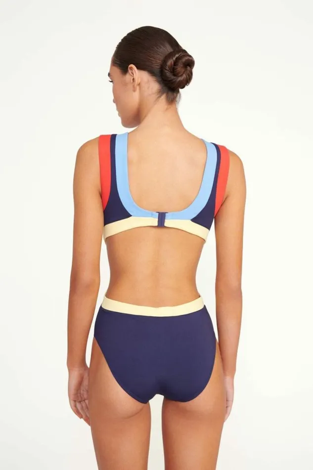STAUD Swim DOLCE ONE PIECE Navy Colorblock 8211 Women STAUD Swim DOLCE ONE PIECE Navy Colorblock 8211 Women