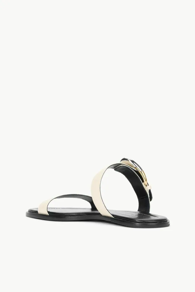 STAUD Swim HARLOW FLAT SANDAL Cream 8211 Women STAUD Swim HARLOW FLAT SANDAL Cream 8211 Women