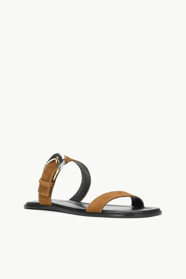 STAUD Swim HARLOW FLAT SANDAL Tan 8211 Women STAUD Swim HARLOW FLAT SANDAL Tan 8211 Women