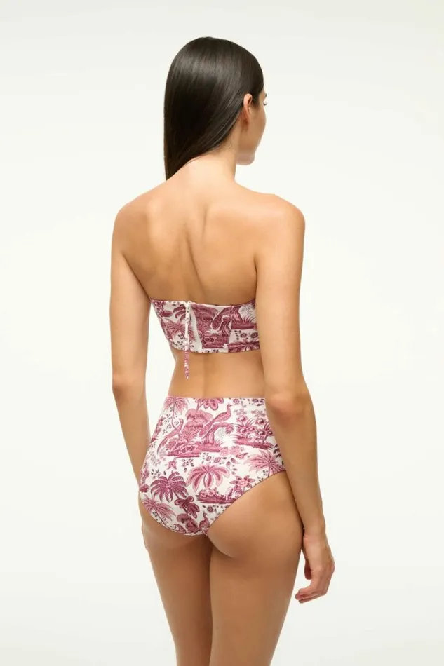 STAUD Swim MALA BIKINI TOP Bordeaux Toile 8211 Women STAUD Swim MALA BIKINI TOP Bordeaux Toile 8211 Women