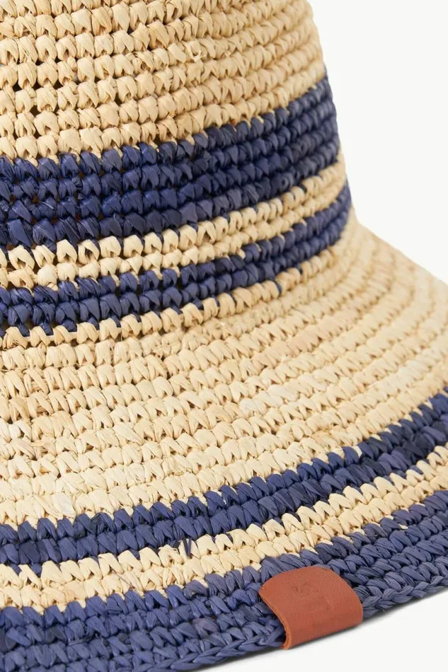 STAUD Swim RITA BUCKET HAT Natural Navy 8211 Women