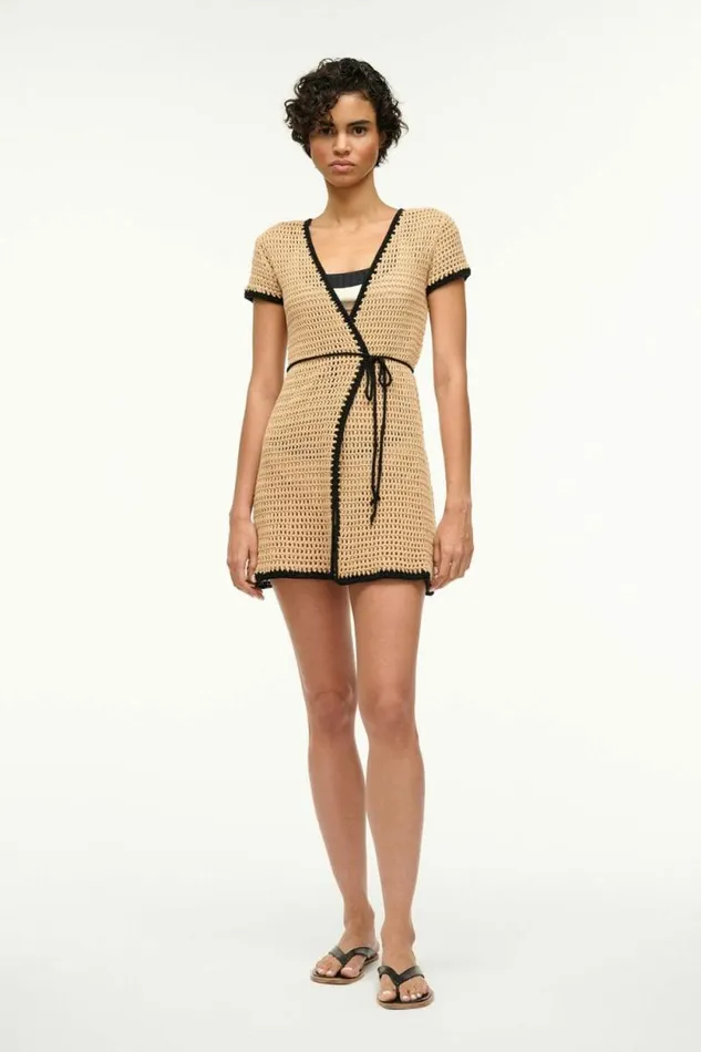 STAUD Swim SPRITZ COVERUP DRESS Natural 8211 Women