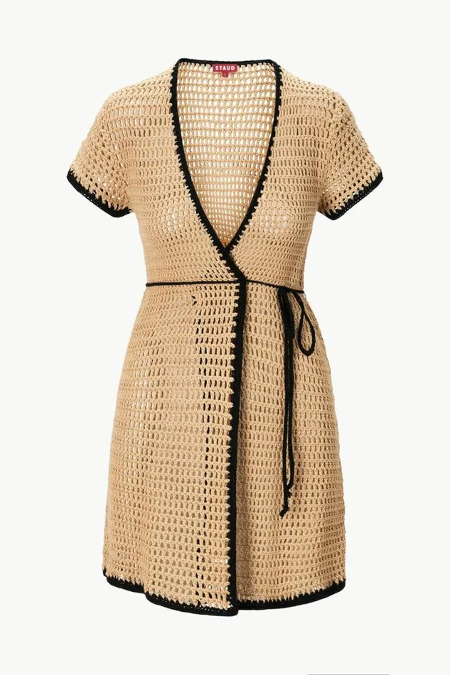 STAUD Swim SPRITZ COVERUP DRESS Natural 8211 Women STAUD Swim SPRITZ COVERUP DRESS Natural 8211 Women
