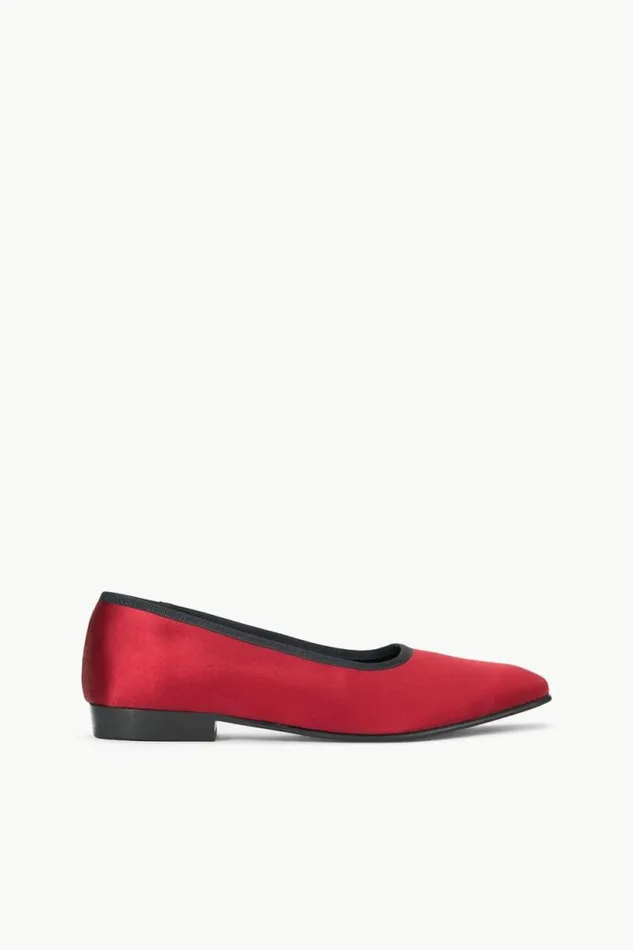STAUD The Evening Edit KEITH BALLET FLAT Rouge 8211 Women