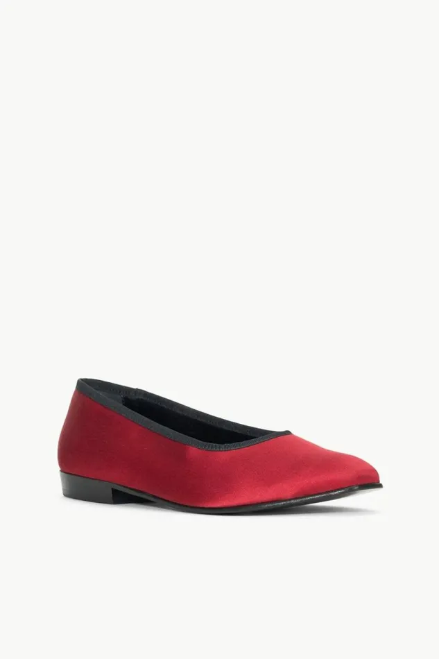 STAUD The Evening Edit KEITH BALLET FLAT Rouge 8211 Women STAUD The Evening Edit KEITH BALLET FLAT Rouge 8211 Women