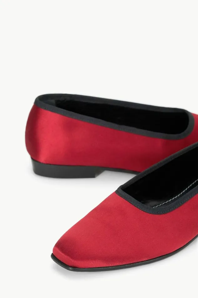 STAUD The Evening Edit KEITH BALLET FLAT Rouge 8211 Women STAUD The Evening Edit KEITH BALLET FLAT Rouge 8211 Women