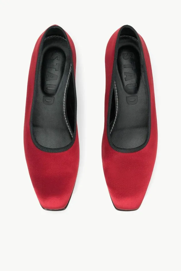 STAUD The Evening Edit KEITH BALLET FLAT Rouge 8211 Women STAUD The Evening Edit KEITH BALLET FLAT Rouge 8211 Women