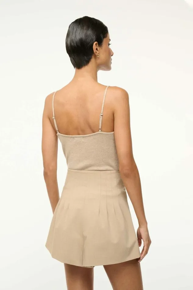 STAUD Tops EMERSON CASHMERE TANK Stone 8211 Women STAUD Tops EMERSON CASHMERE TANK Stone 8211 Women