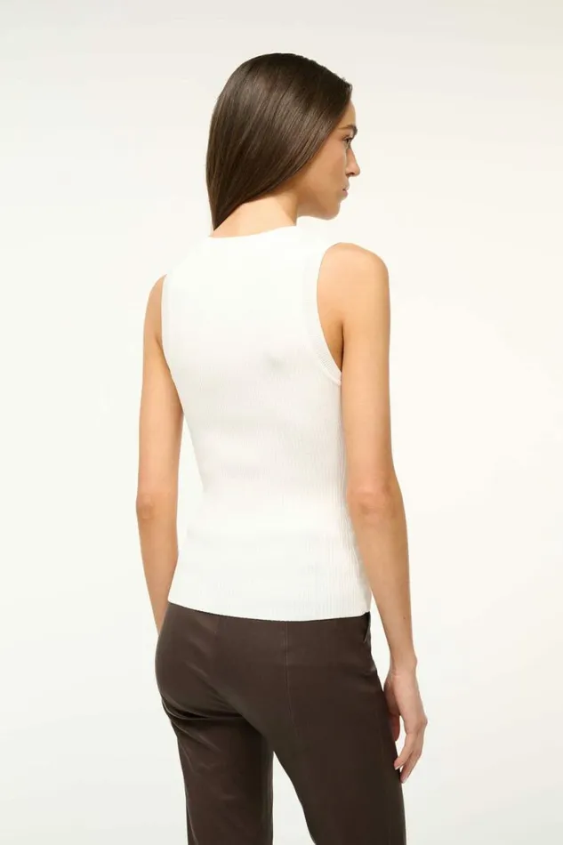 STAUD Tops JULIETTE TOP Ivory 8211 Women