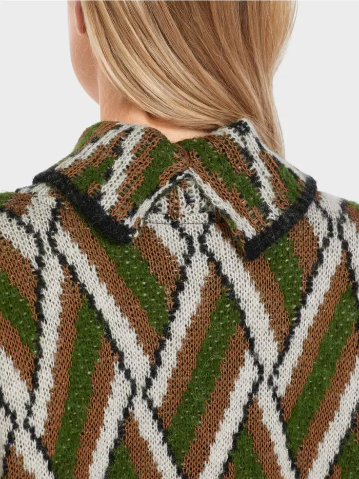 Strick Damen Marc Cain Weiter Sweater Knitted In Germany Orient Green