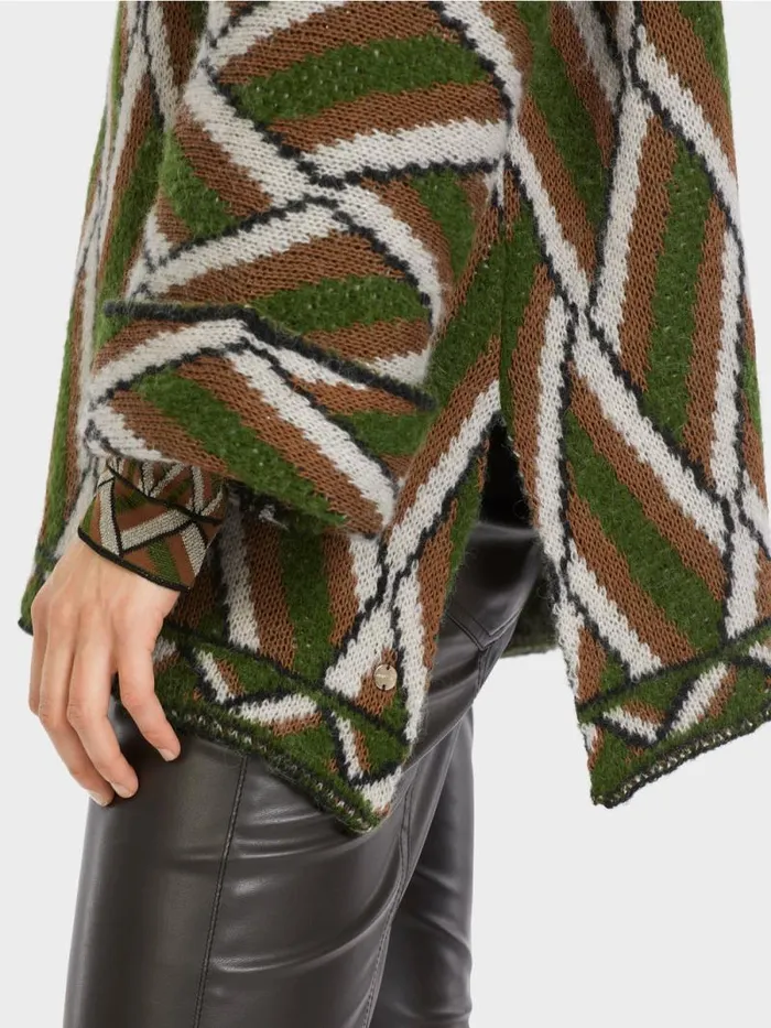 Strick Damen Marc Cain Weiter Sweater Knitted In Germany Orient Green