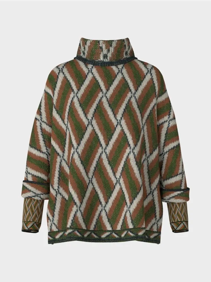 Strick Damen Marc Cain Weiter Sweater Knitted In Germany Orient Green