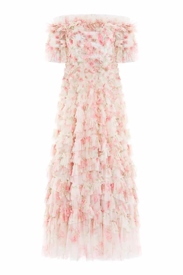 Summer Posy Lana OffShoulder Gown Multi Women Needle and Thread Dresses