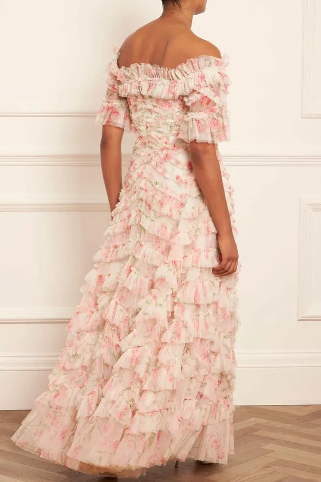 Summer Posy Lana OffShoulder Gown Multi Women Needle and Thread Dresses