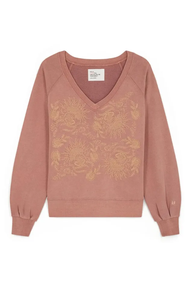 Sweatshirts Women Leon and Harper Shiva Brd Sweatshirt Blush