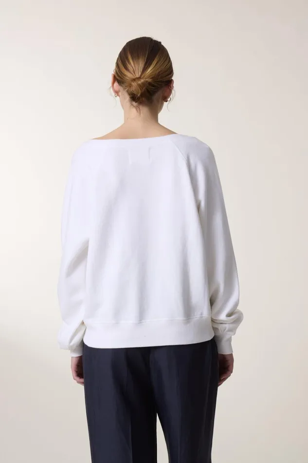 Sweatshirts Women Leon and Harper Shiva Vibes Sweatshirt White