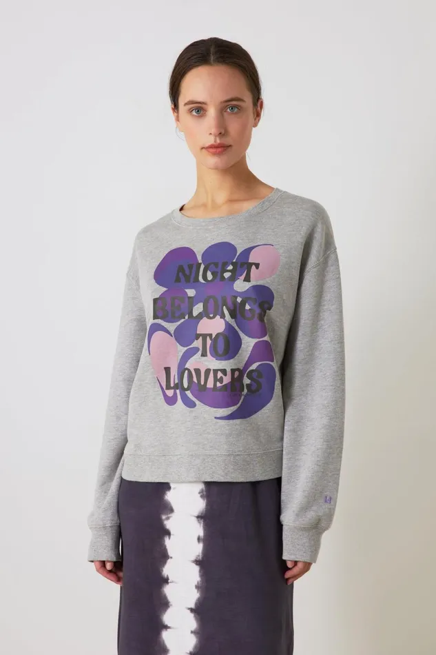 Sweatshirts Women Leon and Harper Sortie Night Sweat Grey