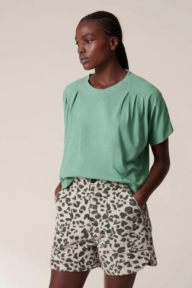 TShirts and Tops Women Leon and Harper Timao1 Plain Tshirt Celadon