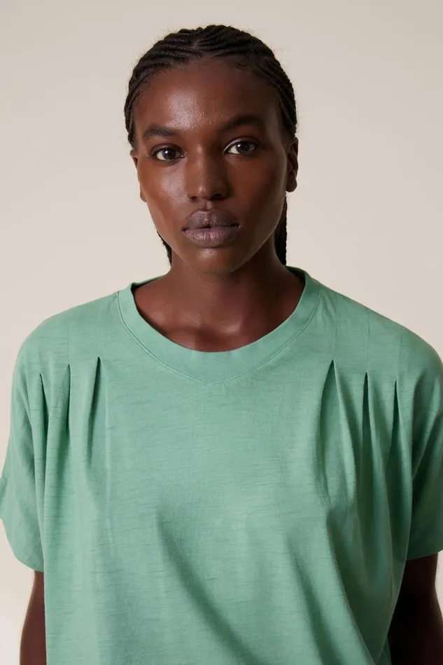 TShirts and Tops Women Leon and Harper Timao1 Plain Tshirt Celadon