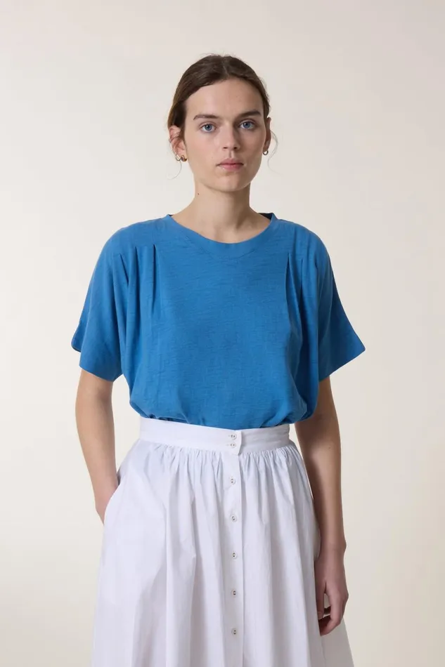 TShirts and Tops Women Leon and Harper Timao1 Plain Tshirt Sea