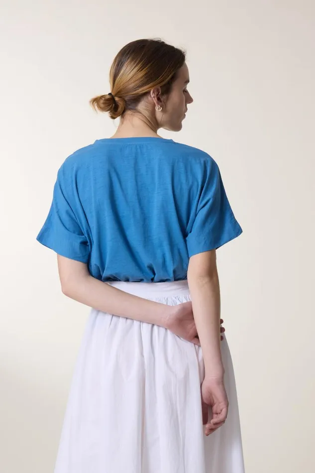TShirts and Tops Women Leon and Harper Timao1 Plain Tshirt Sea