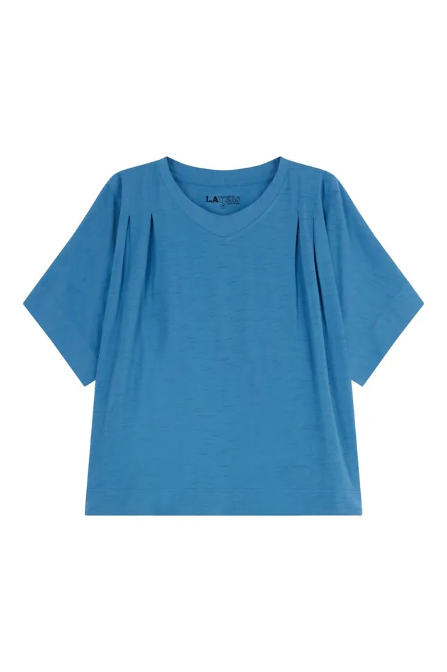 TShirts and Tops Women Leon and Harper Timao1 Plain Tshirt Sea