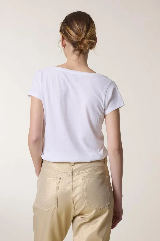 TShirts and Tops Women Leon and Harper Tonton Karma Tshirt White
