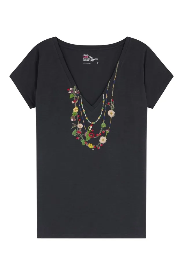 TShirts and Tops Women Leon and Harper Tonton Spriing Tshirt Carbone