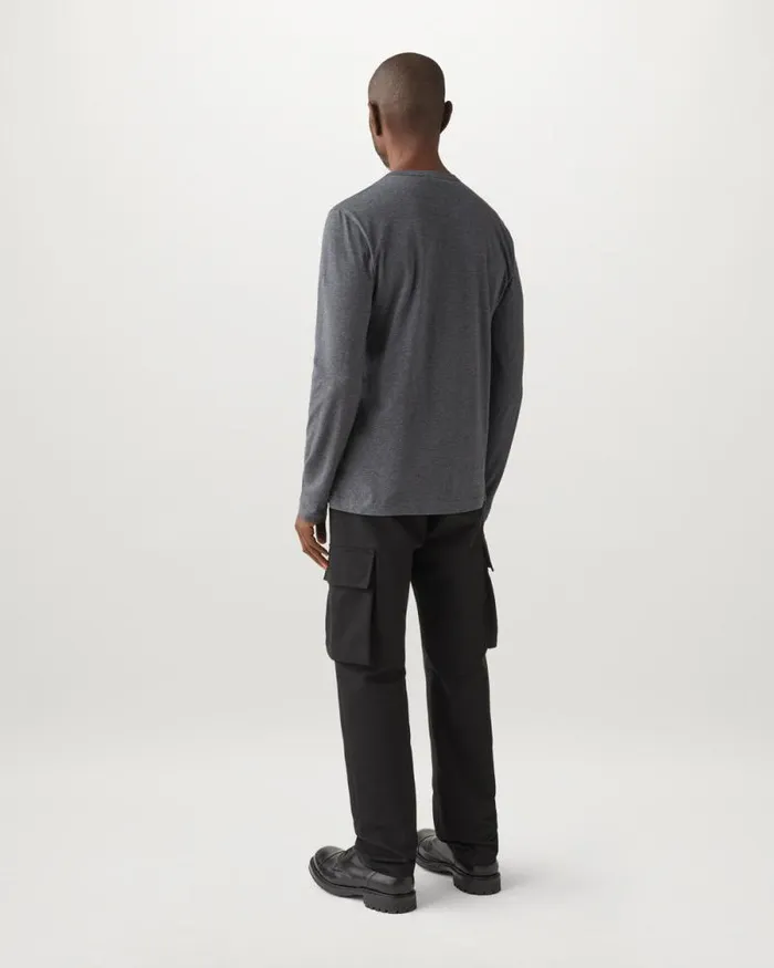 TShirts Men Belstaff Belstaff Long Sleeved TShirt Charcoal Heather TShirts Men Belstaff Belstaff Long Sleeved TShirt Charcoal Heather