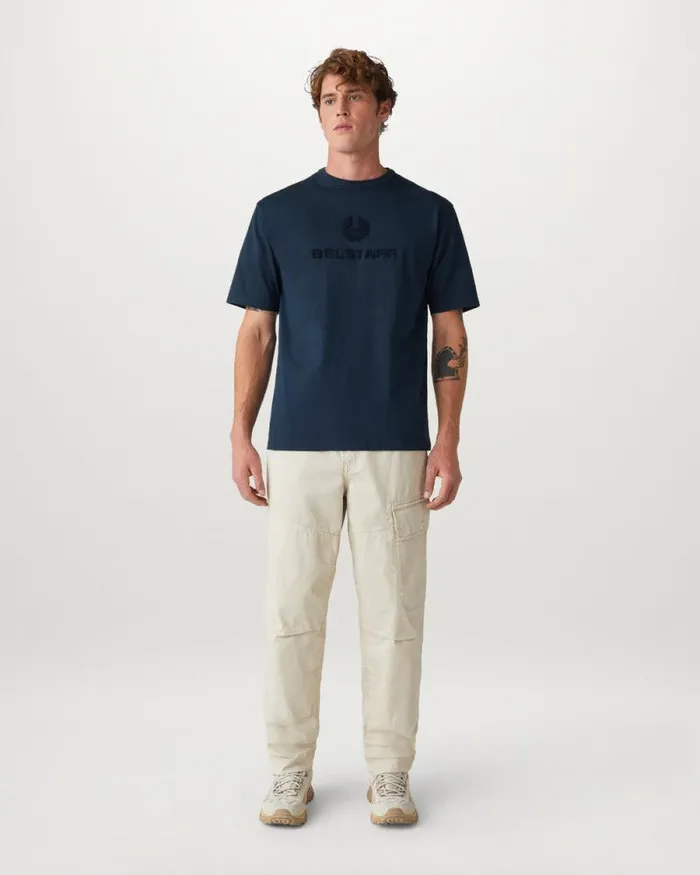 TShirts Men Belstaff Varsity TShirt Dark Ink TShirts Men Belstaff Varsity TShirt Dark Ink
