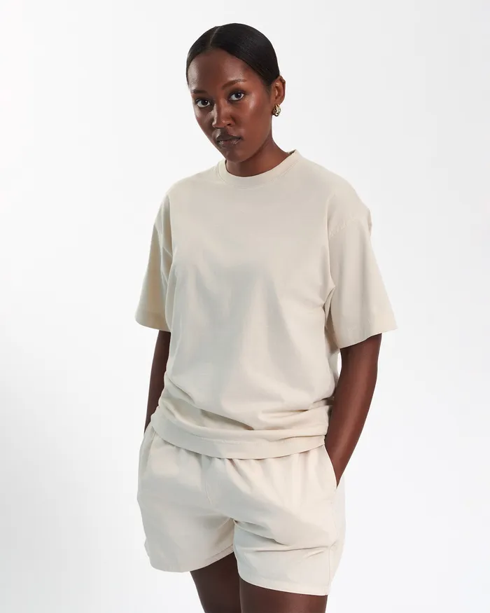 TShirts Oversized Organic TShirt 8211 Soft Lavender Colorfulstandard Women