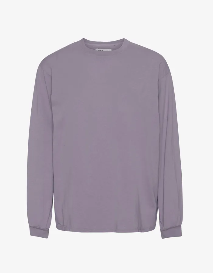 TShirts Women Oversized Organic LS TShirt 8211 Purple Haze Colorfulstandard