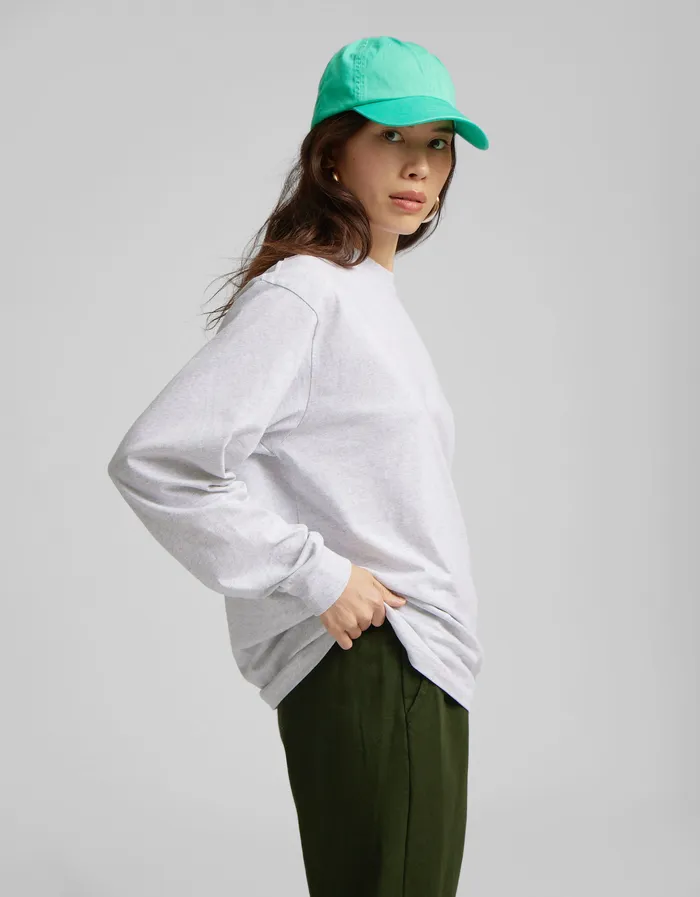TShirts Women Oversized Organic LS TShirt 8211 Purple Haze Colorfulstandard