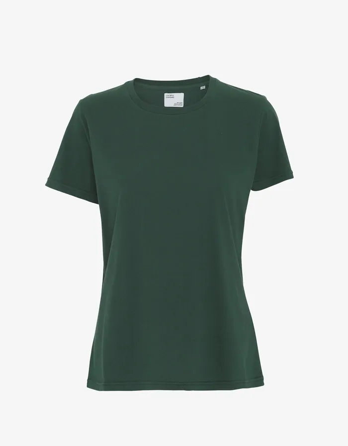 TShirts Women Women Light Organic Tee 8211 Emerald Green Colorfulstandard