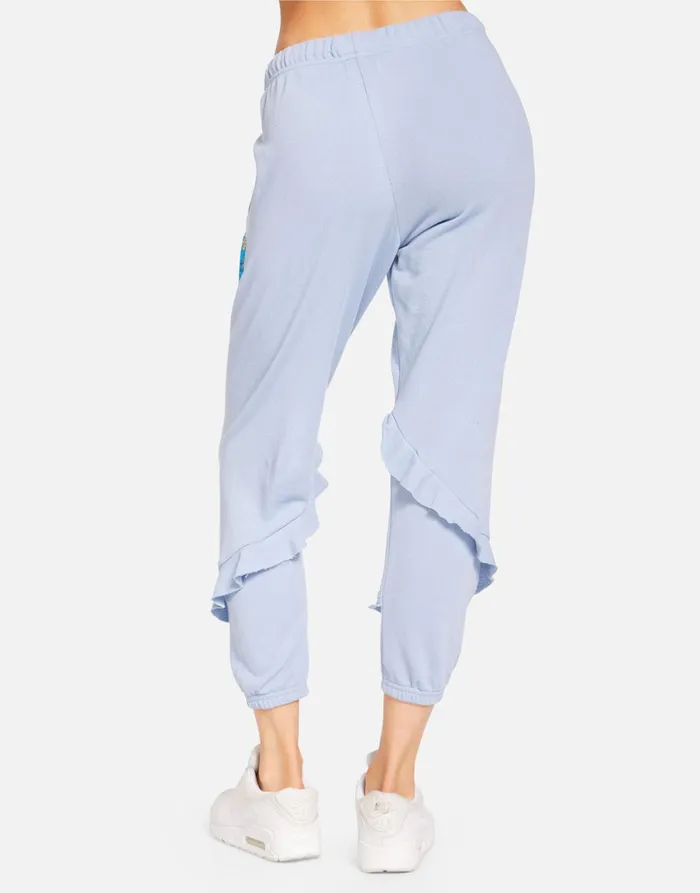 Tamara Floral Dove Soft Sky Women039s Lauren Moshi Crop Sweatpants