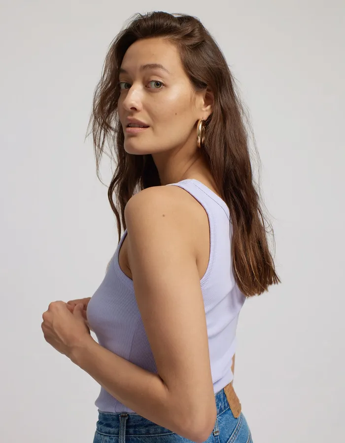 Tank Tops Women Organic Rib Tank Top 8211 Petrol Blue 8211 Colorfulstandard Women