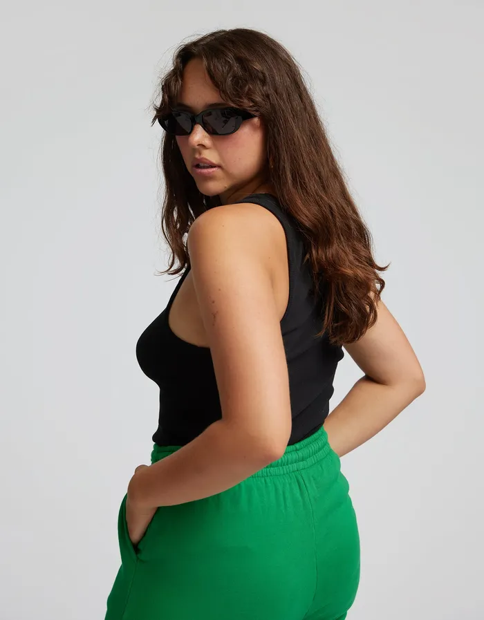 Tank Tops Women Women Organic Rib Tank Top 8211 Snow Melange Colorfulstandard