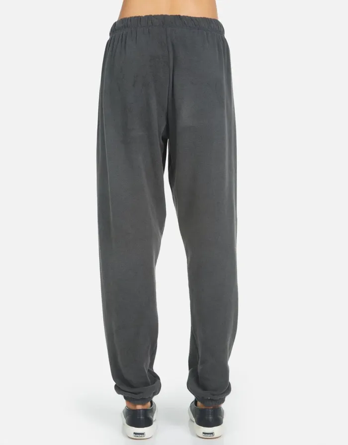 Tanzy Def Leppard Leopard Pigment Black Women039s Lauren Moshi Long Sweatpants
