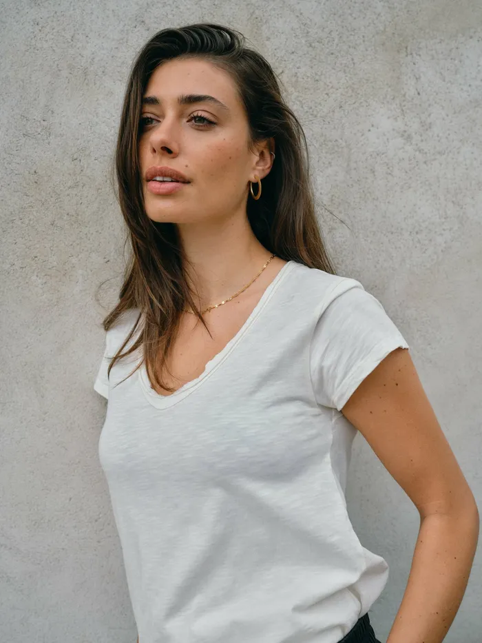 Tees MOS MOSH Women MMTulli VSS Basic Tee White