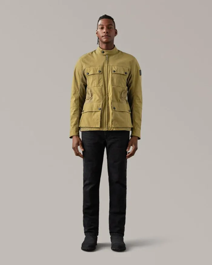 Textile Motorcycle Jackets Men Belstaff Airflow Motorcycle Jacket Belstaff Olive