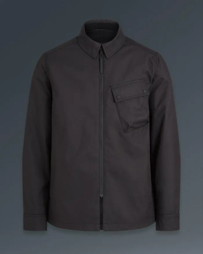 Textile Motorcycle Jackets Men Belstaff Sirocco Motorcycle Overshirt Black