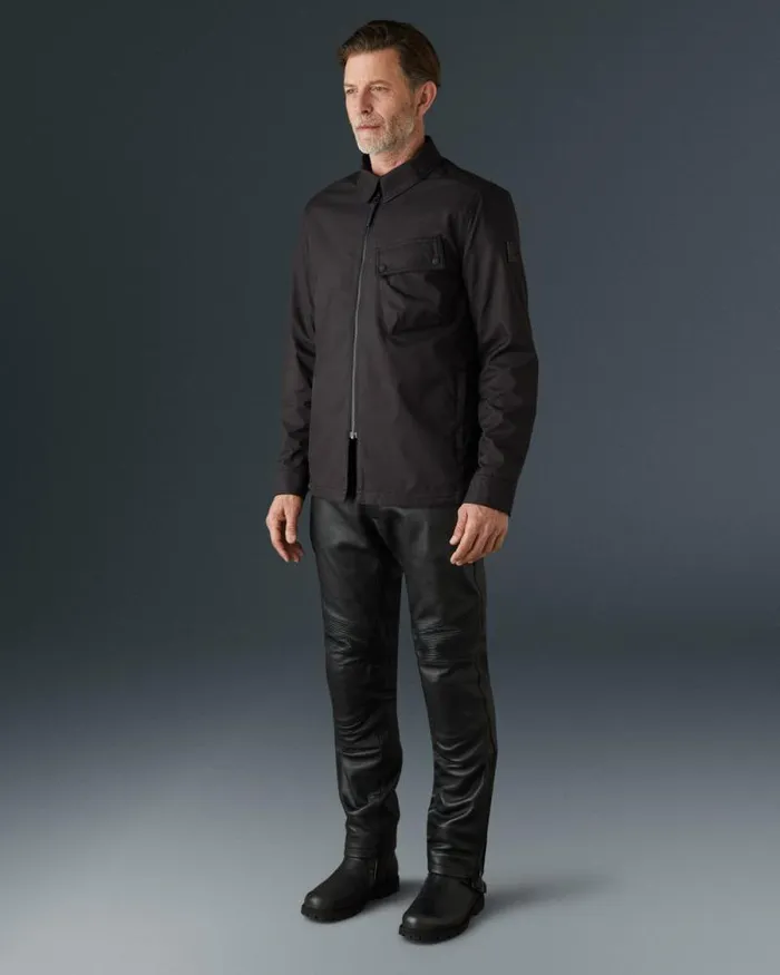 Textile Motorcycle Jackets Men Belstaff Sirocco Motorcycle Overshirt Black Textile Motorcycle Jackets Men Belstaff Sirocco Motorcycle Overshirt Black