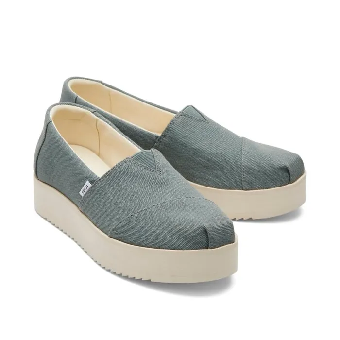 Toms Alpargatas Alpargata Midform Espadrille Green 8211 Women Toms Alpargatas Alpargata Midform Espadrille Green 8211 Women