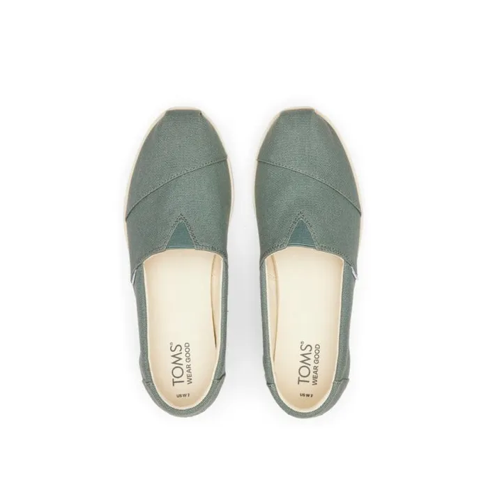 Toms Alpargatas Alpargata Midform Espadrille Green 8211 Women Toms Alpargatas Alpargata Midform Espadrille Green 8211 Women