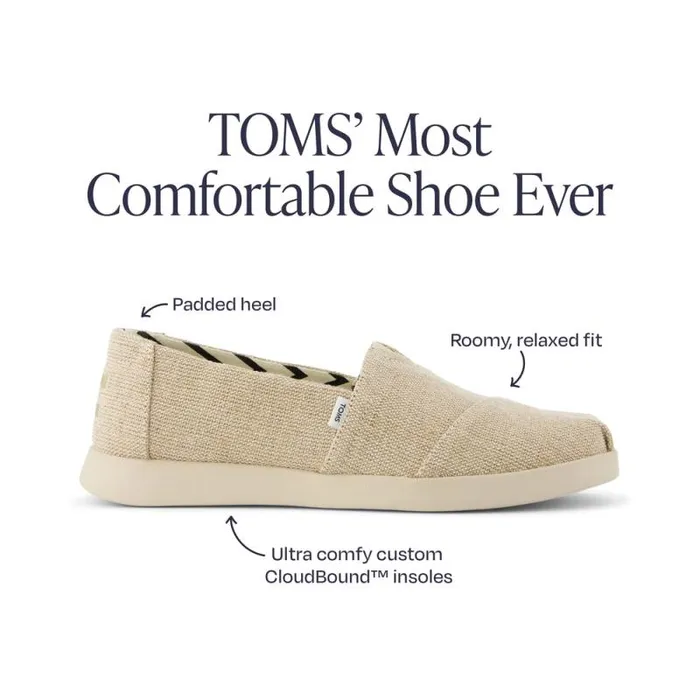 Toms Alpargatas Alpargata Plus Natural Heritage Canvas 8211 Women