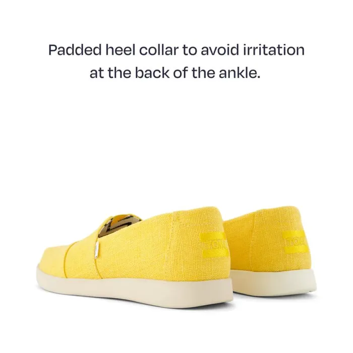 Toms Alpargatas Alpargata Plus Yellow Heritage Canvas 8211 Women