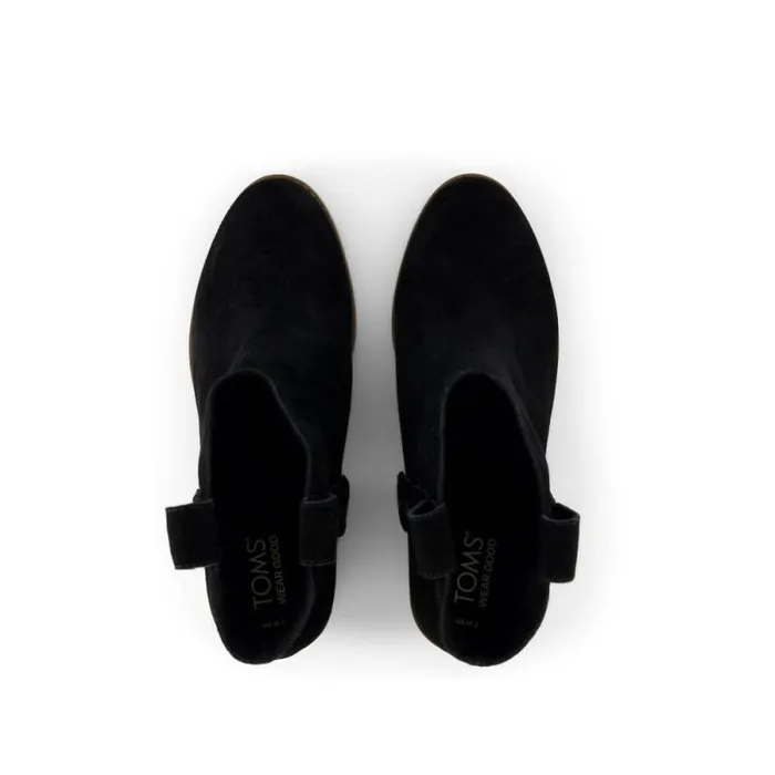 Toms Boots and Booties Constance Heeled Boot Braided Black 8211 Women Toms Boots and Booties Constance Heeled Boot Braided Black 8211 Women
