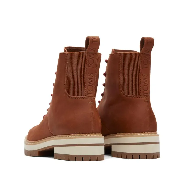 Toms Boots and Booties Frankie LaceUp Boot Water Resistant Dark Brown 8211 Women Toms Boots and Booties Frankie LaceUp Boot Water Resistant Dark Brown 8211 Women